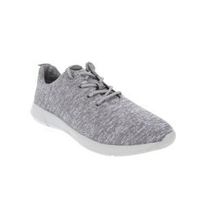 SUGAR Womens Gray Lightweight Memory Foam Gabber Toe Wedge Athletic Sneakers 9.5